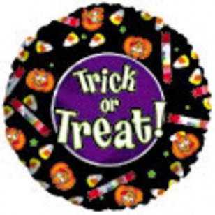 Halloween Trick or Treat Candy Corn Balloon